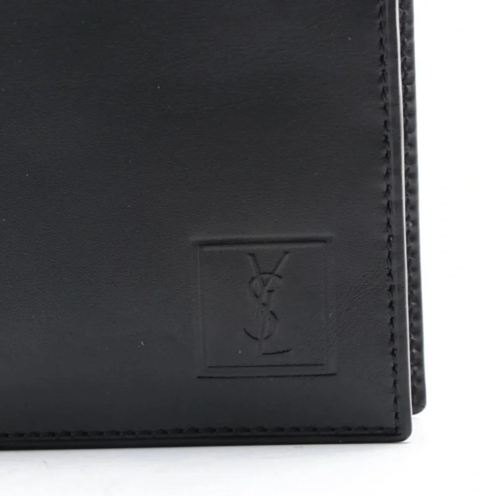 NIB Yves Saint Laurent East/West Wallet In Smooth Leather With Coin Pouch